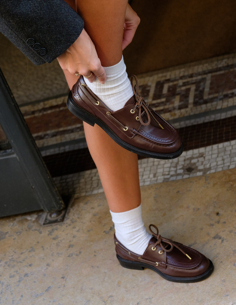 Derbies Niza - Cuir marron