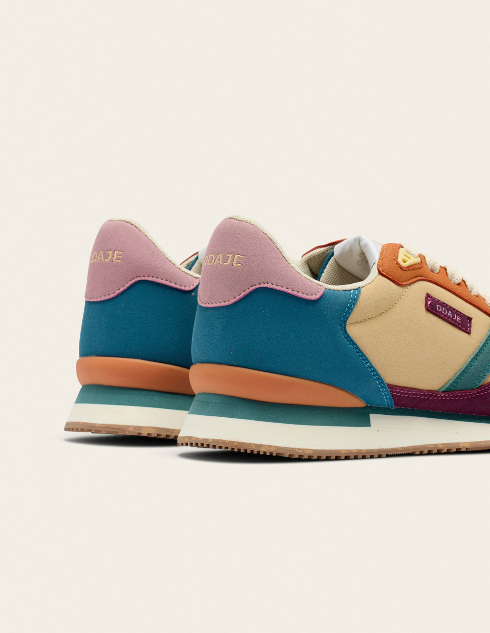 Andrée low-top trainers - Plum brick pink