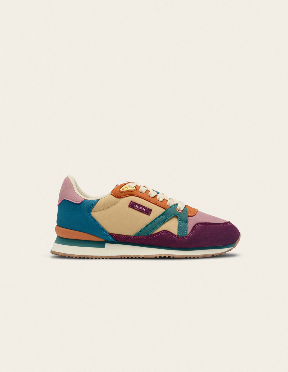 Andrée low-top trainers - Plum brick pink