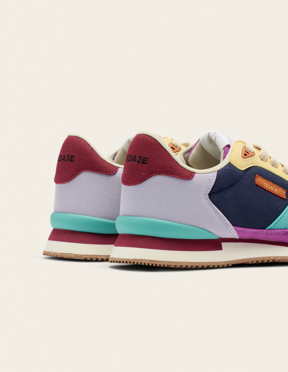 Andrée low-top trainers - Purple, lilac, yellow