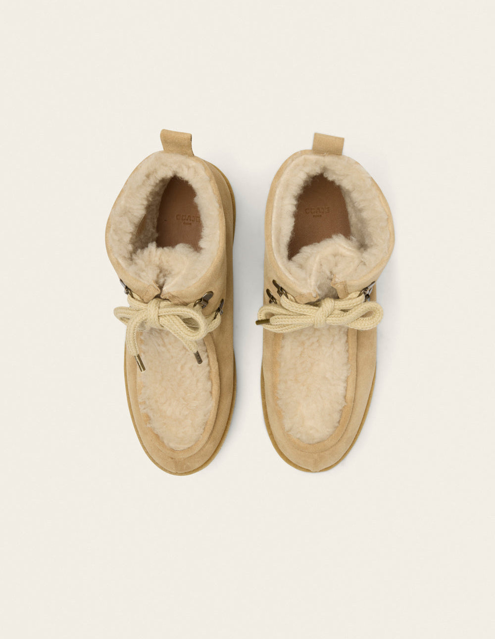 Bottes fourrées Anouck - Suède taupe