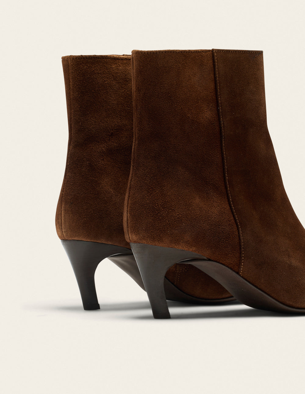Bottines à talons Dolores - Suède marron
