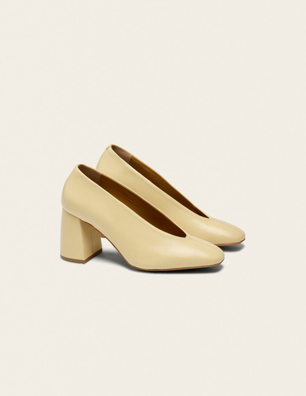 Escarpins Ilamis - Cuir amande