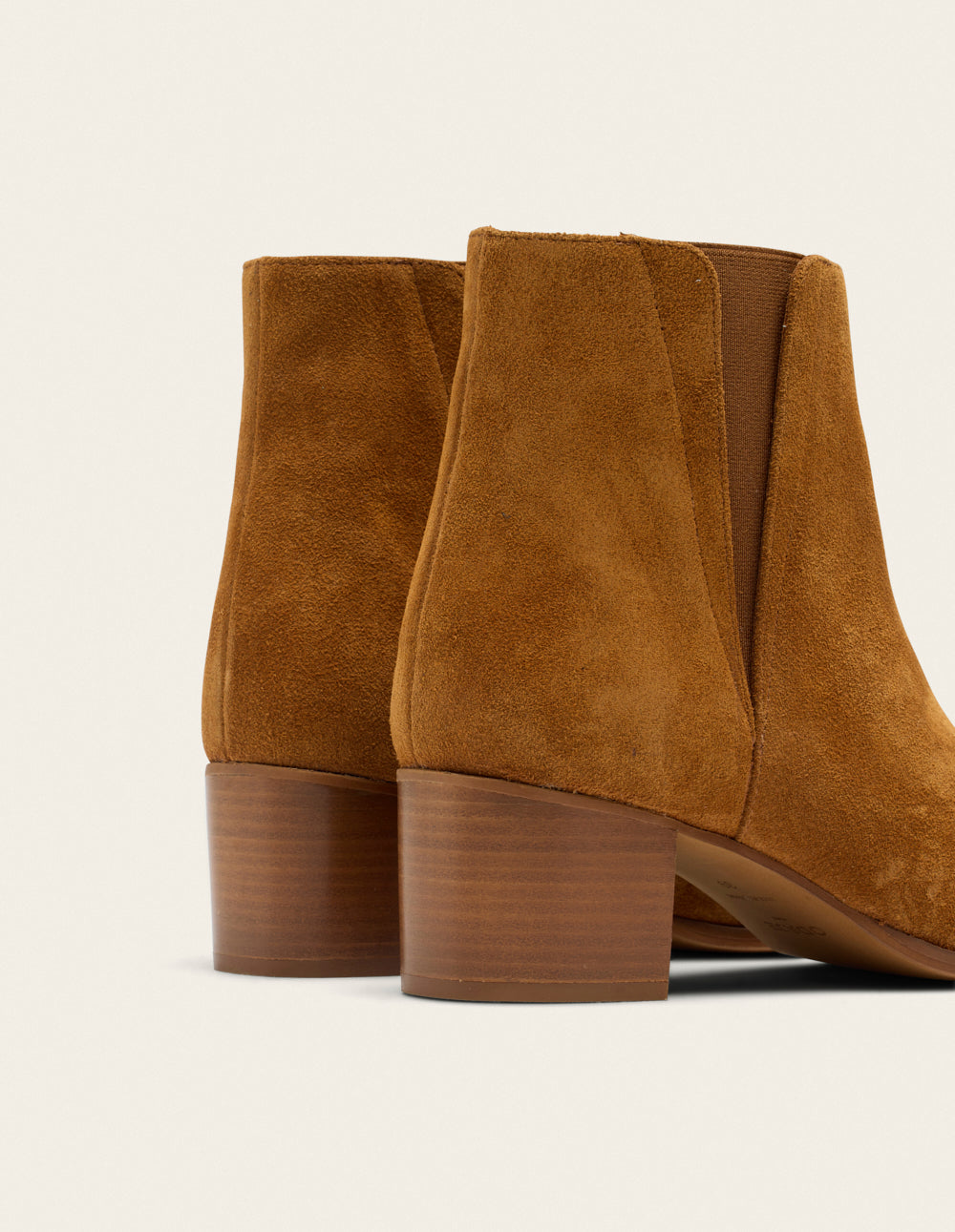 Bottines à talons Jeanne M - Suède ambre