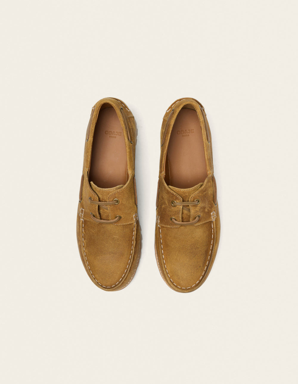 Tom Boat Shoes - Cognac Oiled Suede