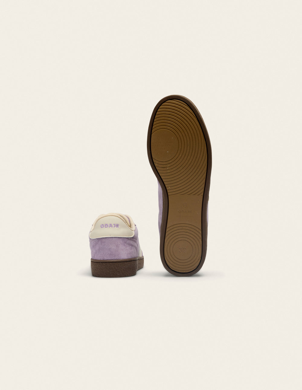 Baskets basses Lucia - Lilas écru