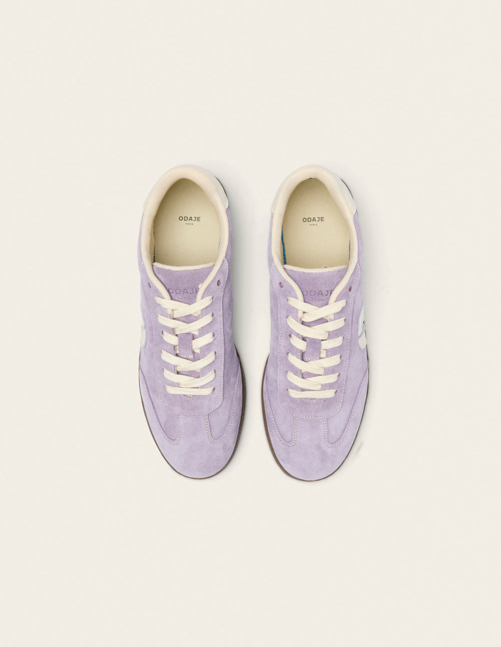 Baskets basses Lucia - Lilas écru