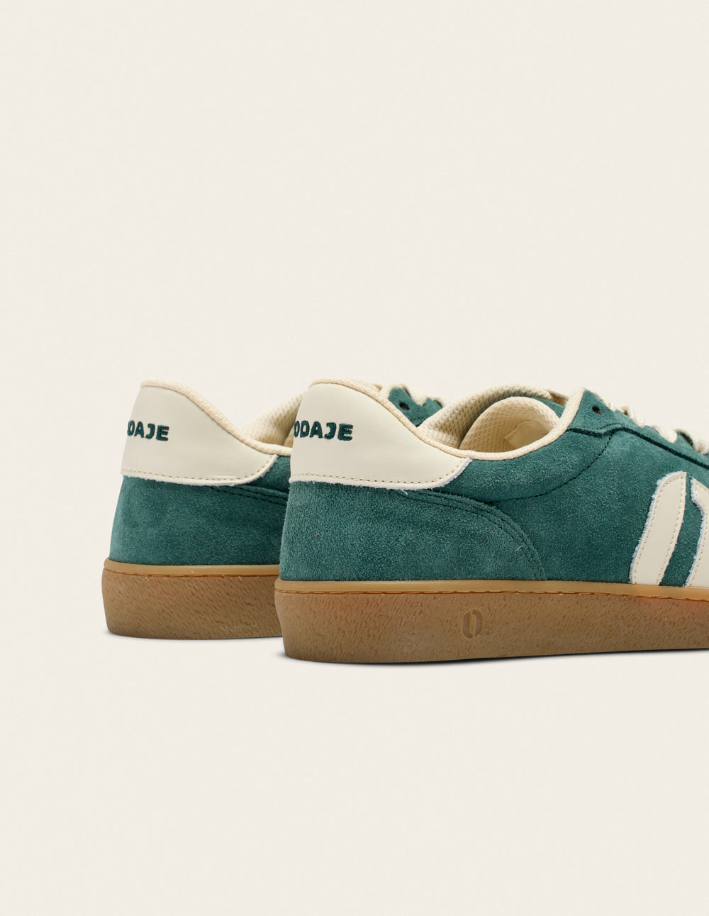 Baskets basses Lucia - Vert écru