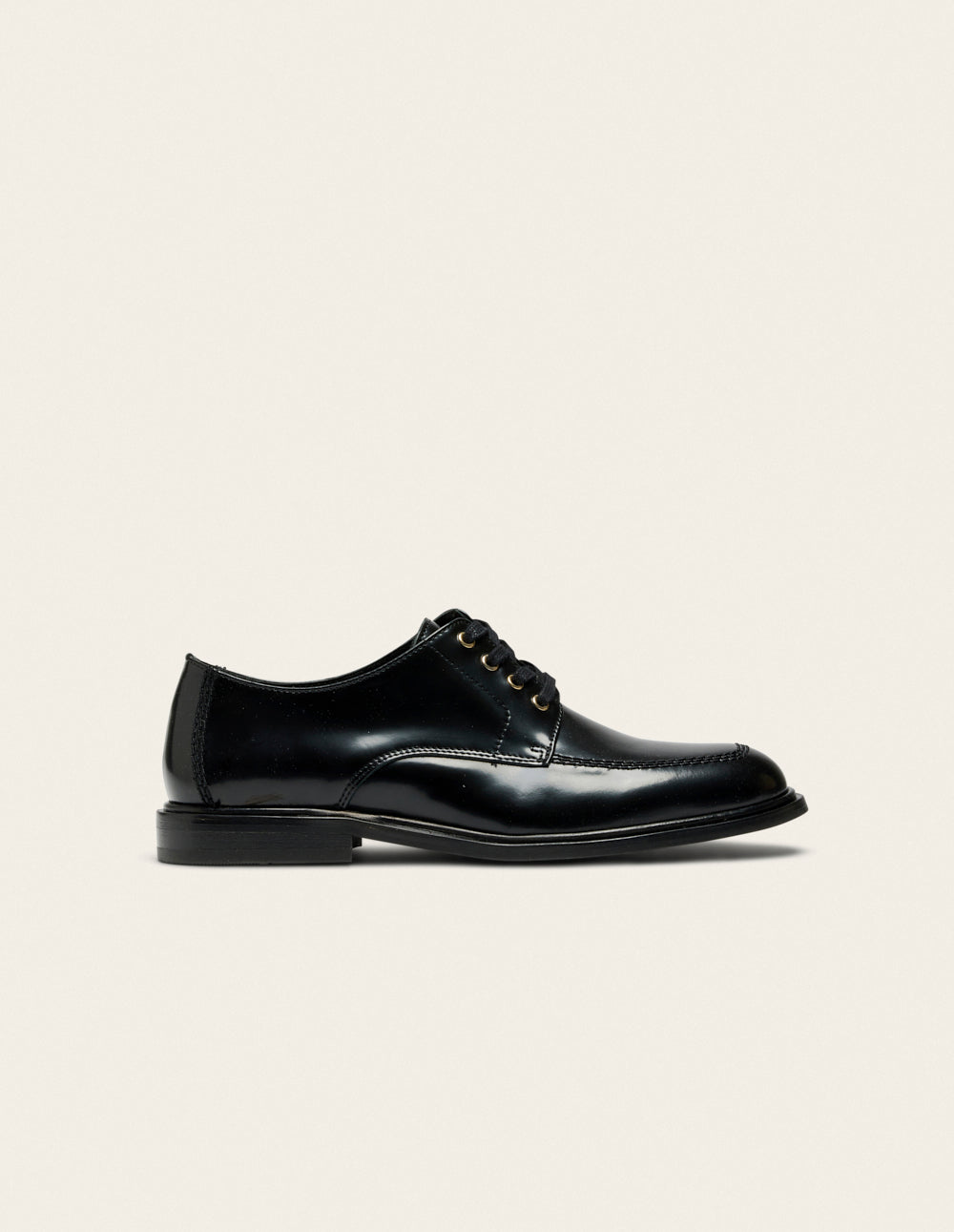 Derbies Luvi - Cuir box noir