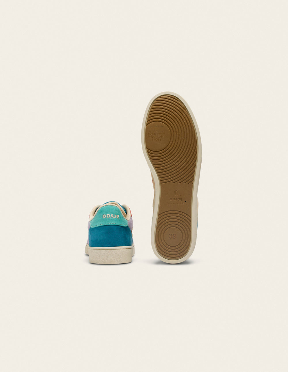 Baskets basses Marie - Lilas beige brique