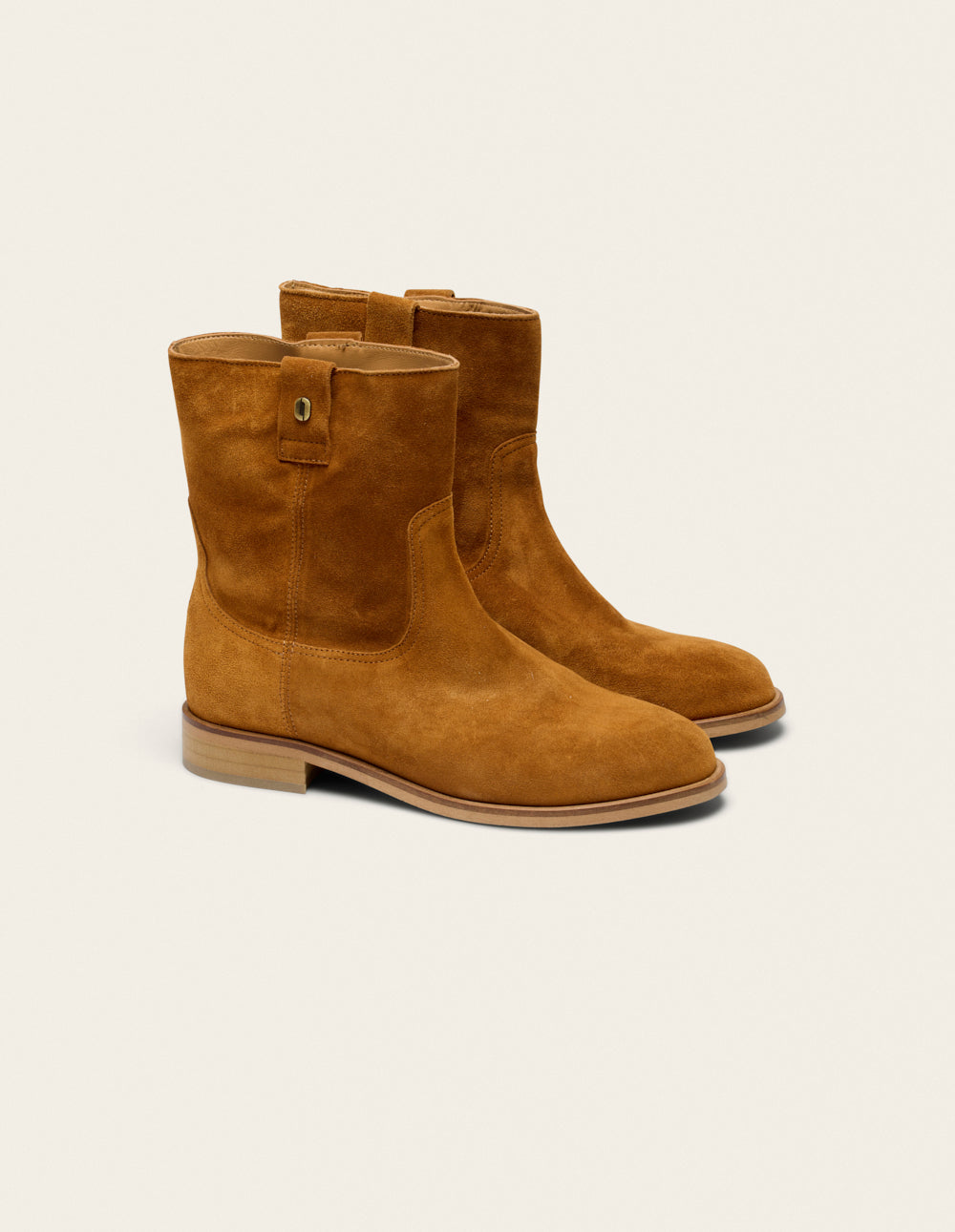 Bottines Marthe - Suède ambre
