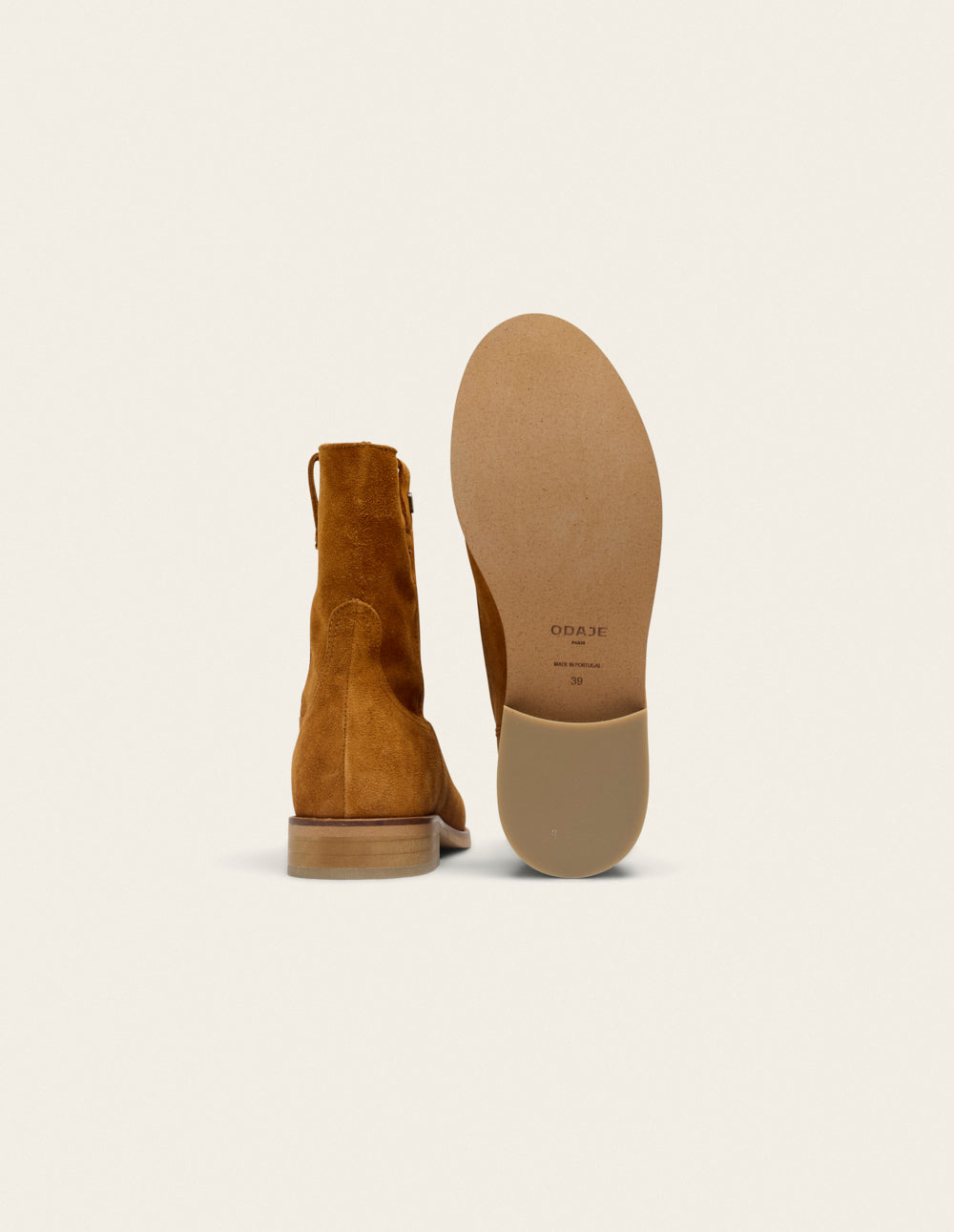 Bottines Marthe - Suède ambre