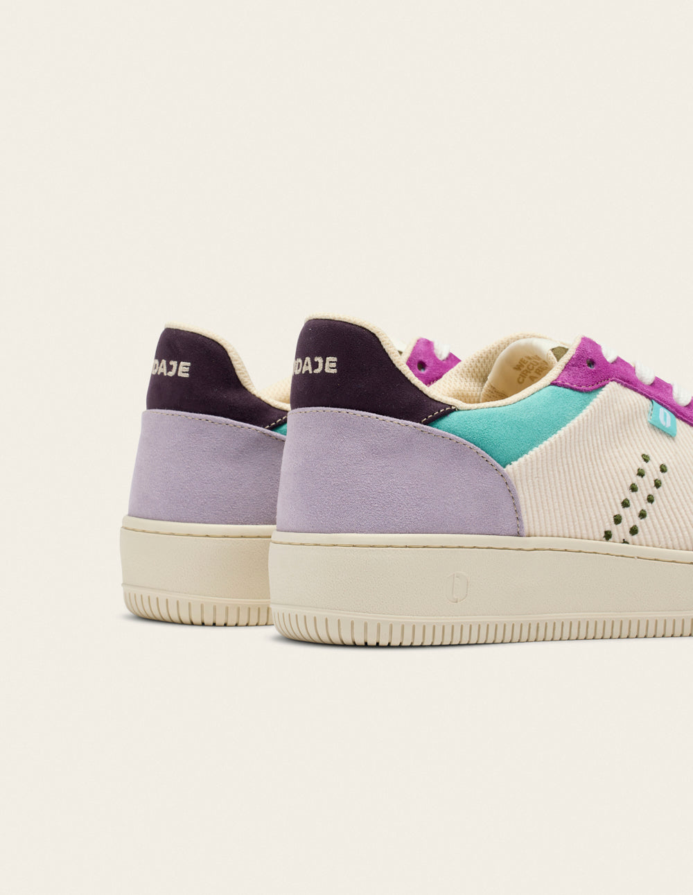 Maxence F low-top trainers - Lilac ecru purple