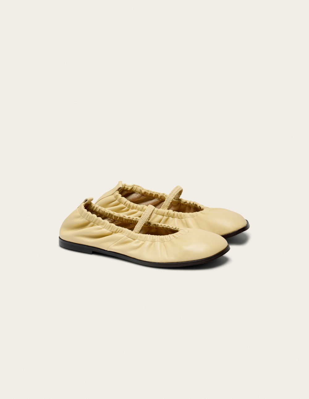 Ballerines Miluna - Cuir amande