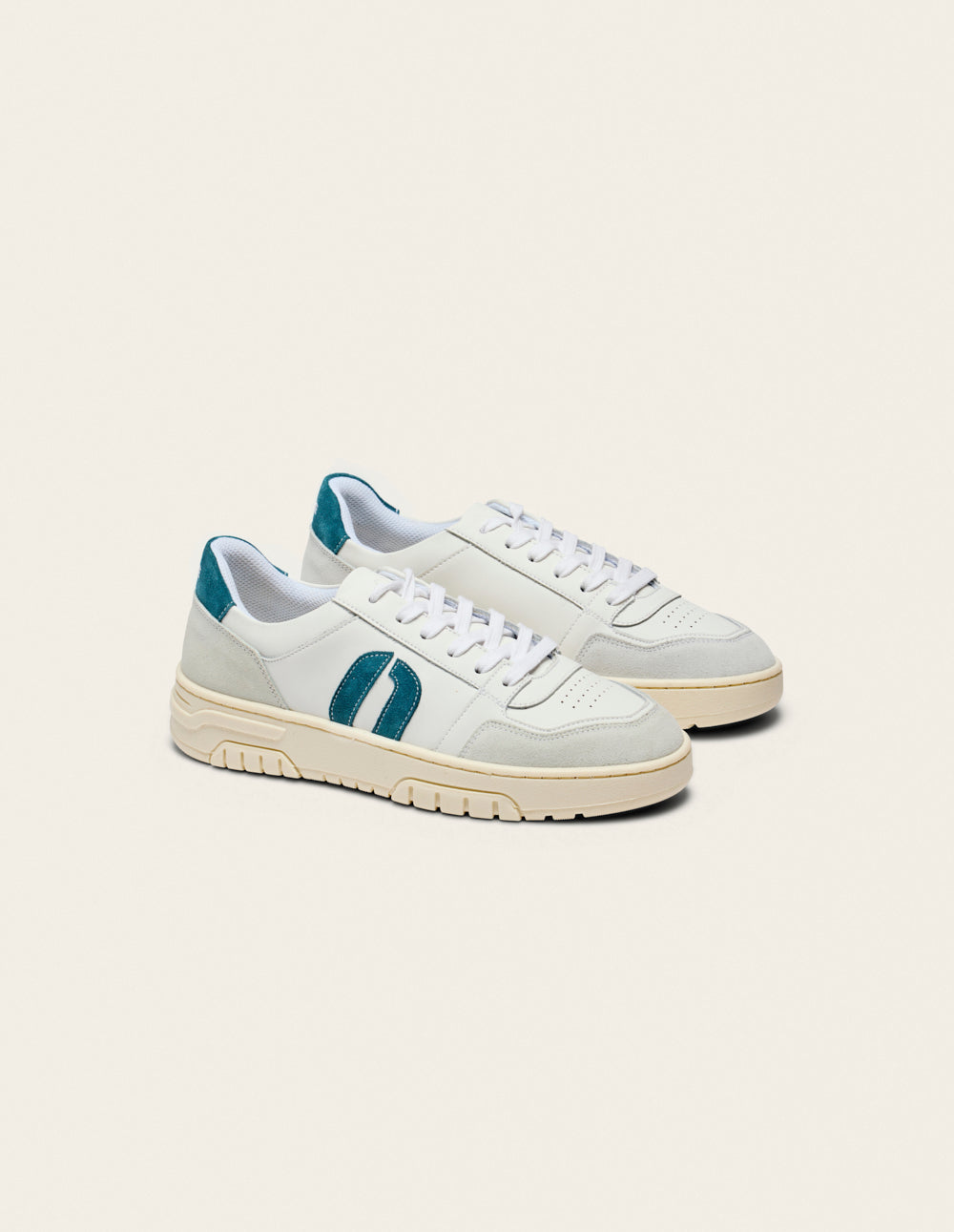 Nora low trainers - Light gray white blue