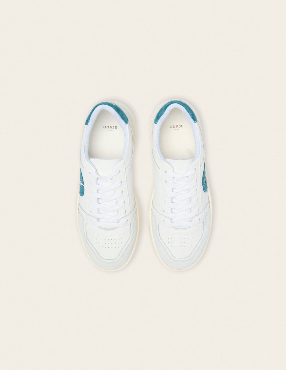 Nora low trainers - Light gray white blue