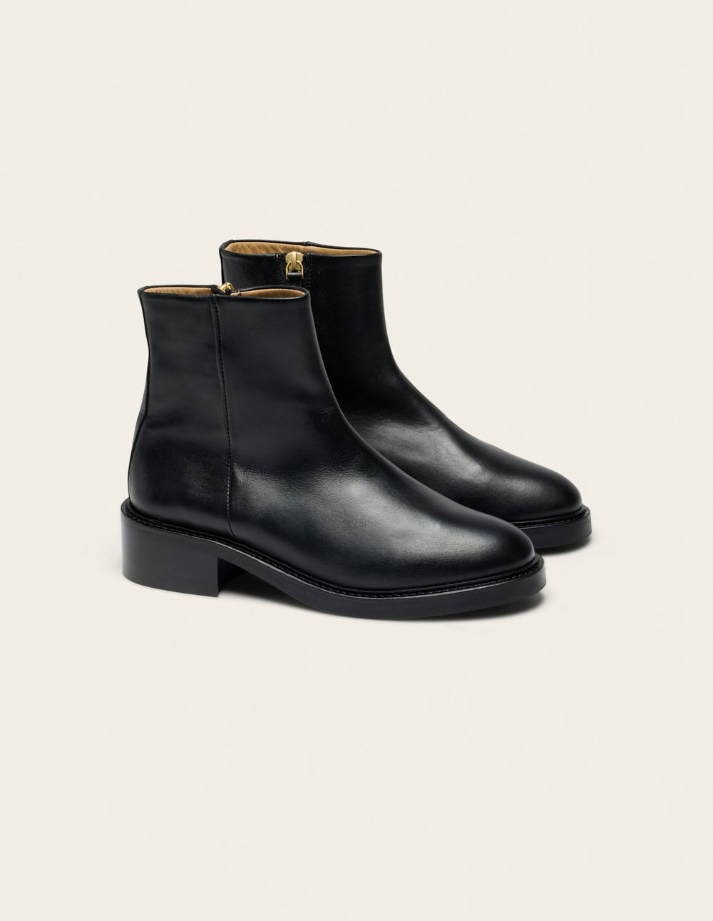 Bottines Virginie - Cuir noir