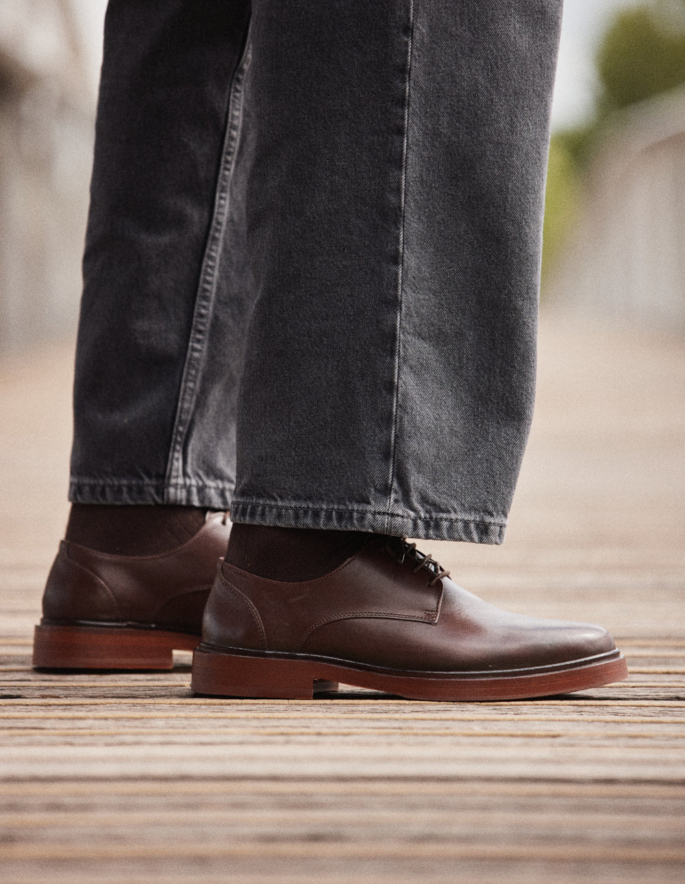 Derbies Edgar - Cuir marron