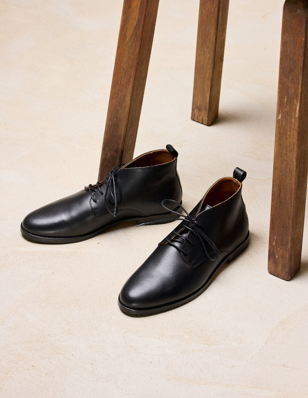 Bottines Jérome - Cuir noir