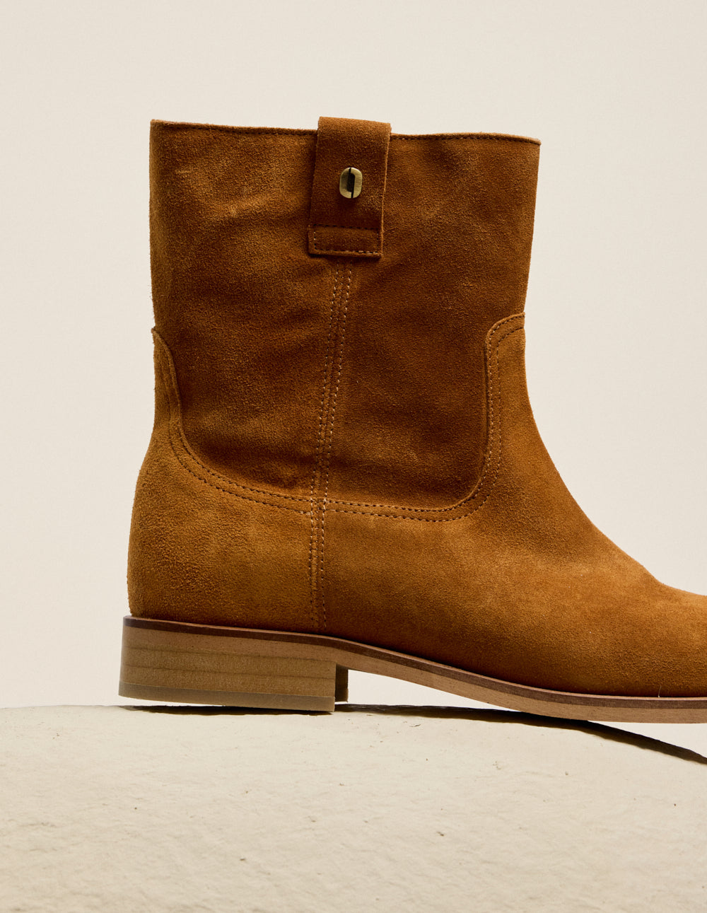 Bottines Marthe - Suède ambre