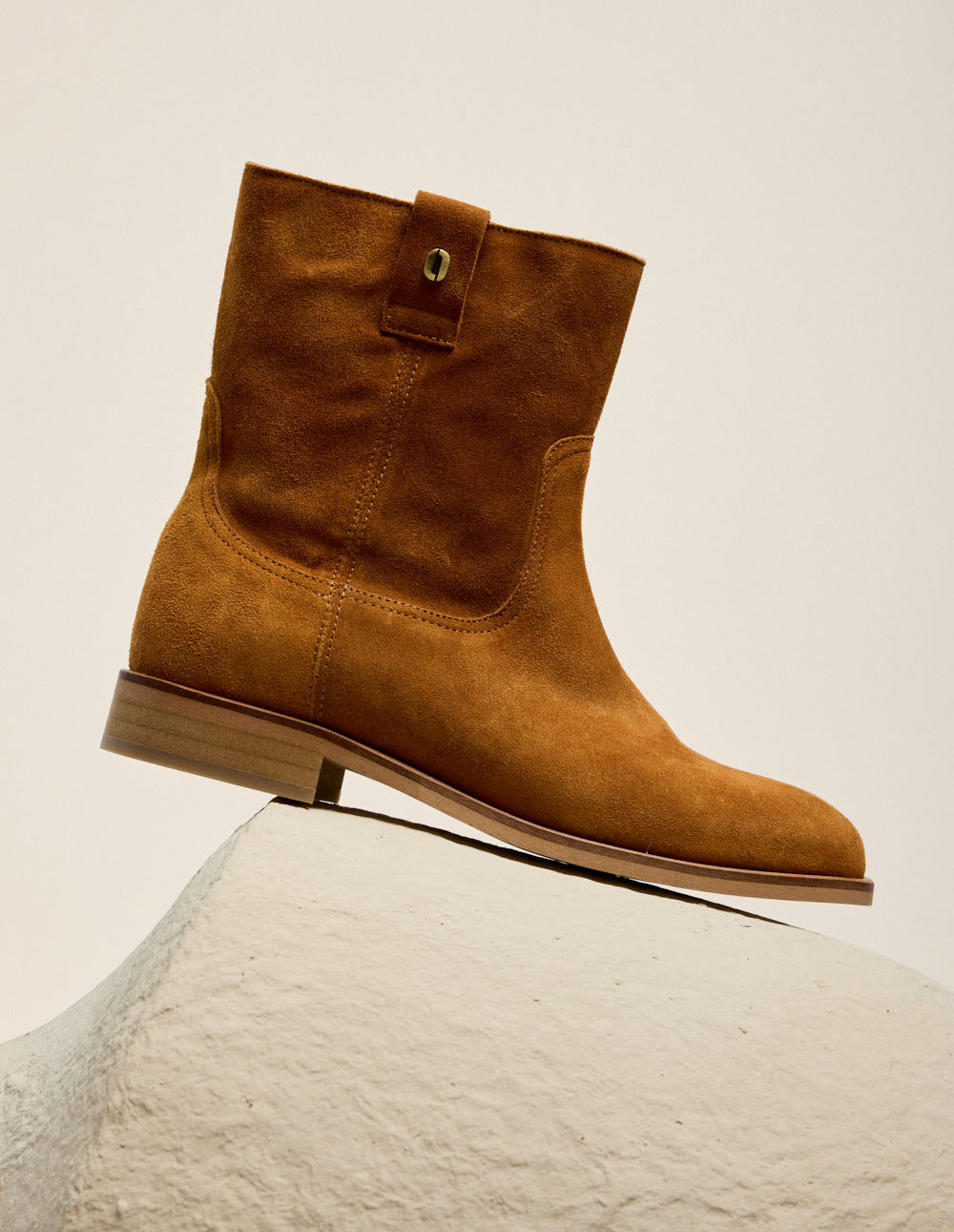Bottines Marthe - Suède ambre