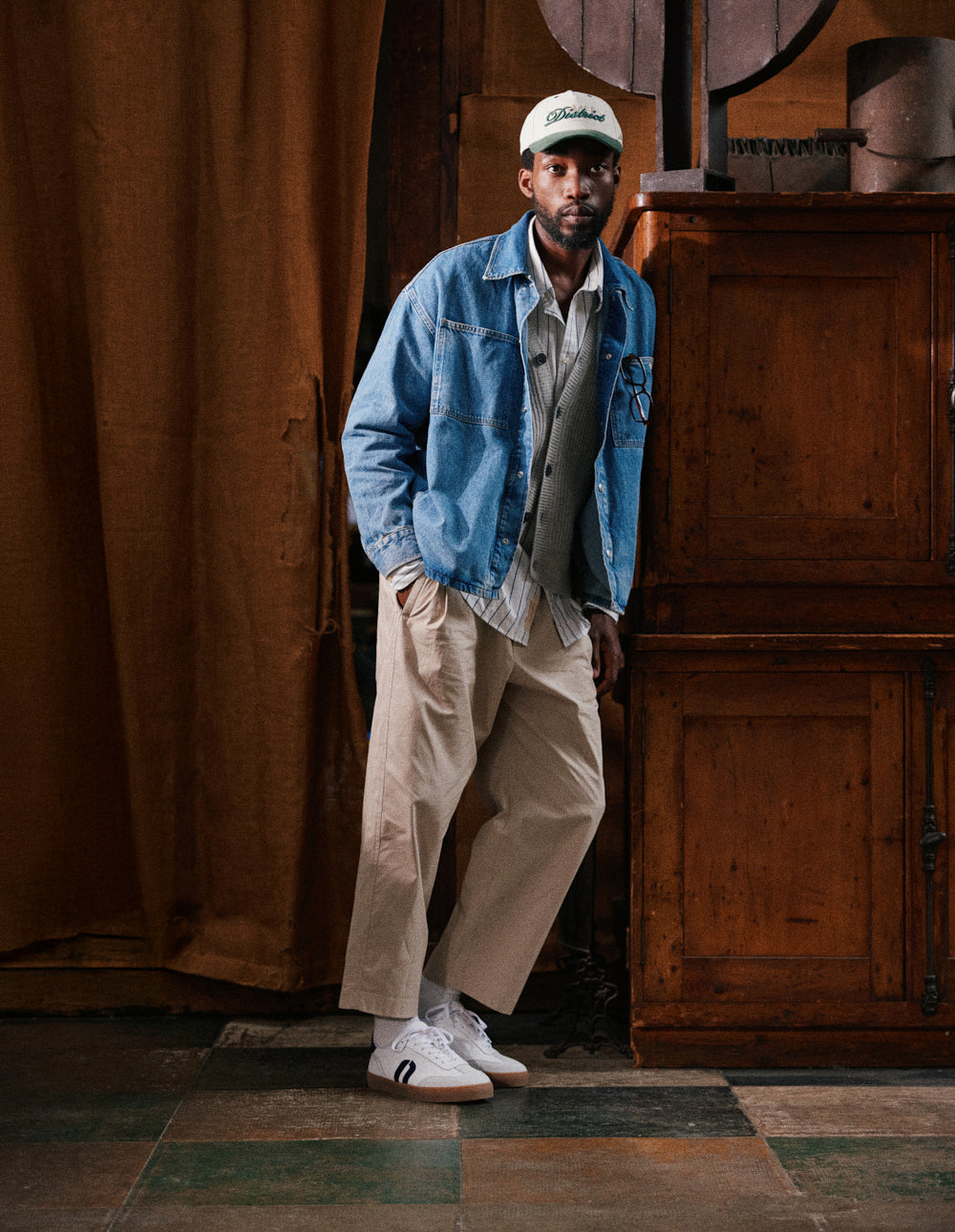 Baskets basses Pablo - Blanc marine