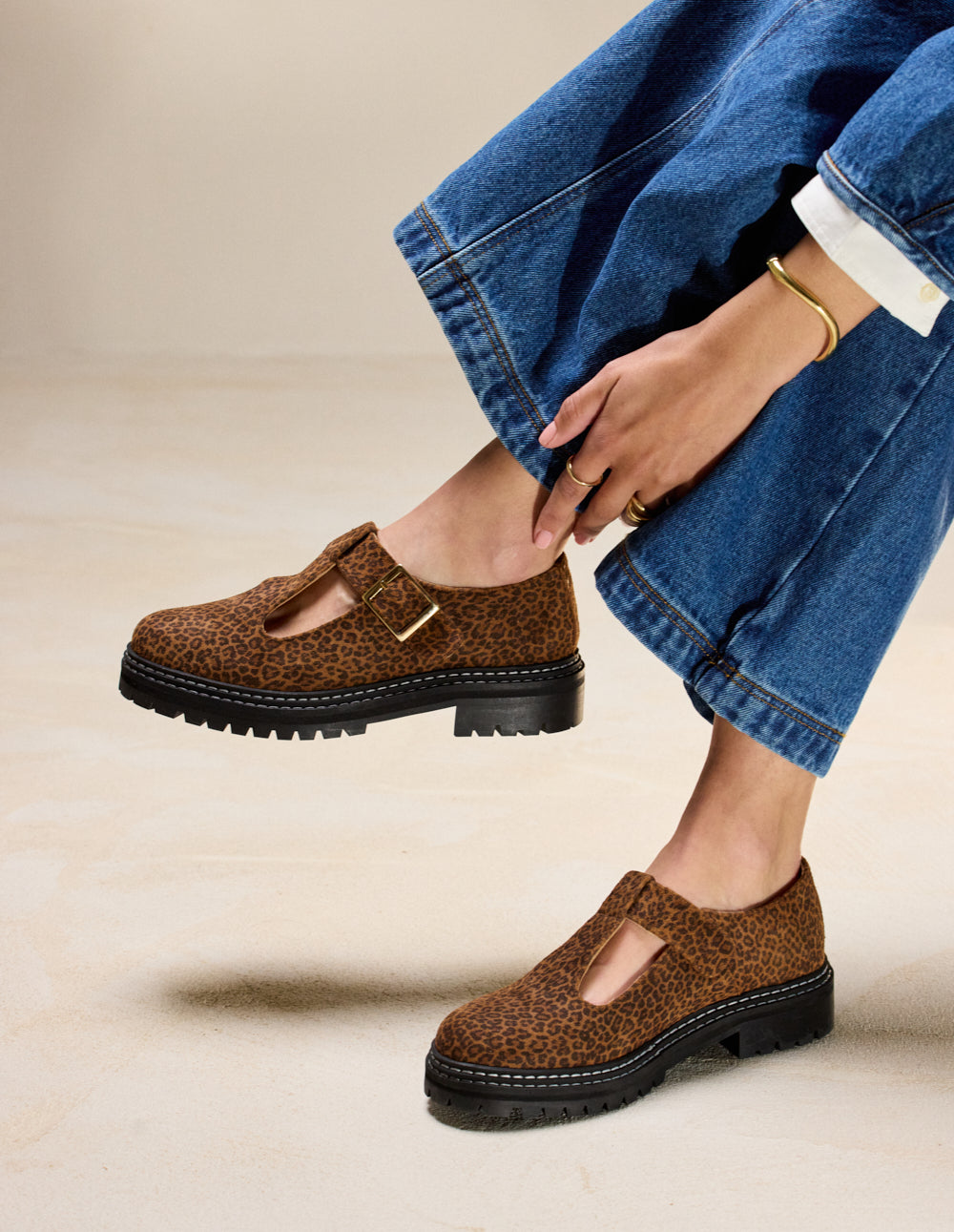 Derbies Romane - Suède léopard