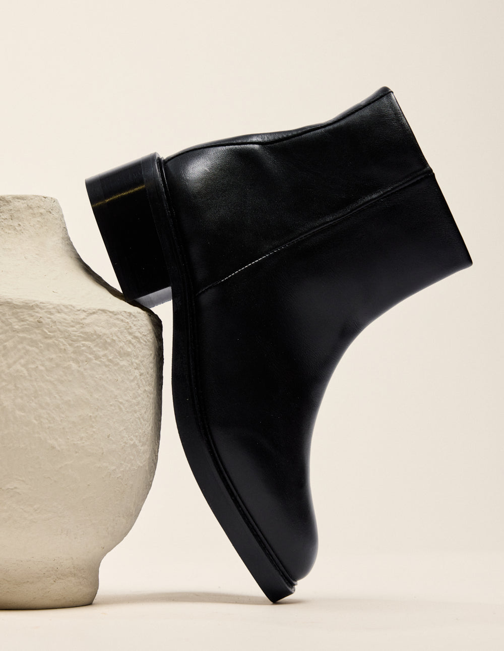 Bottines Virginie - Cuir noir