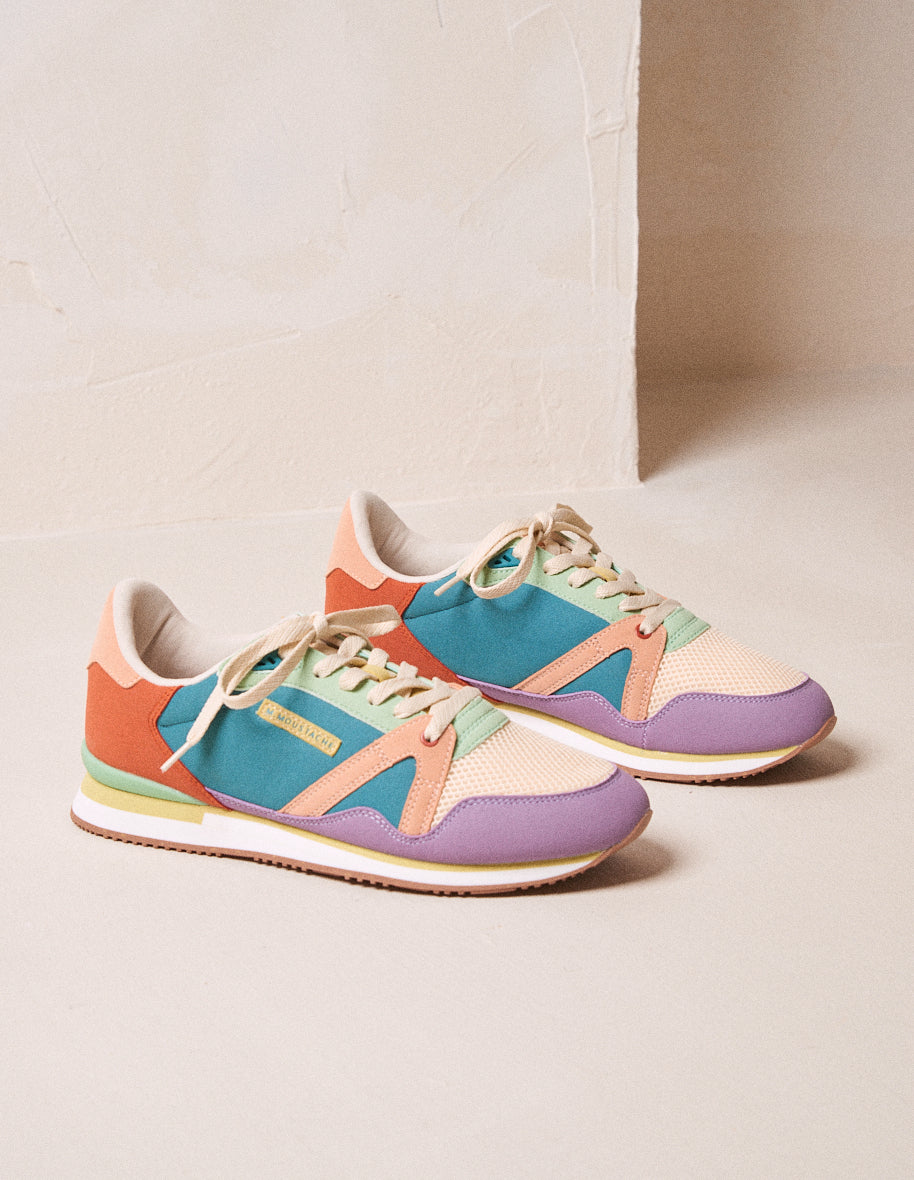 Moustache Sneakers Basket Femme Monsieur Moustache Sneakers Tennis