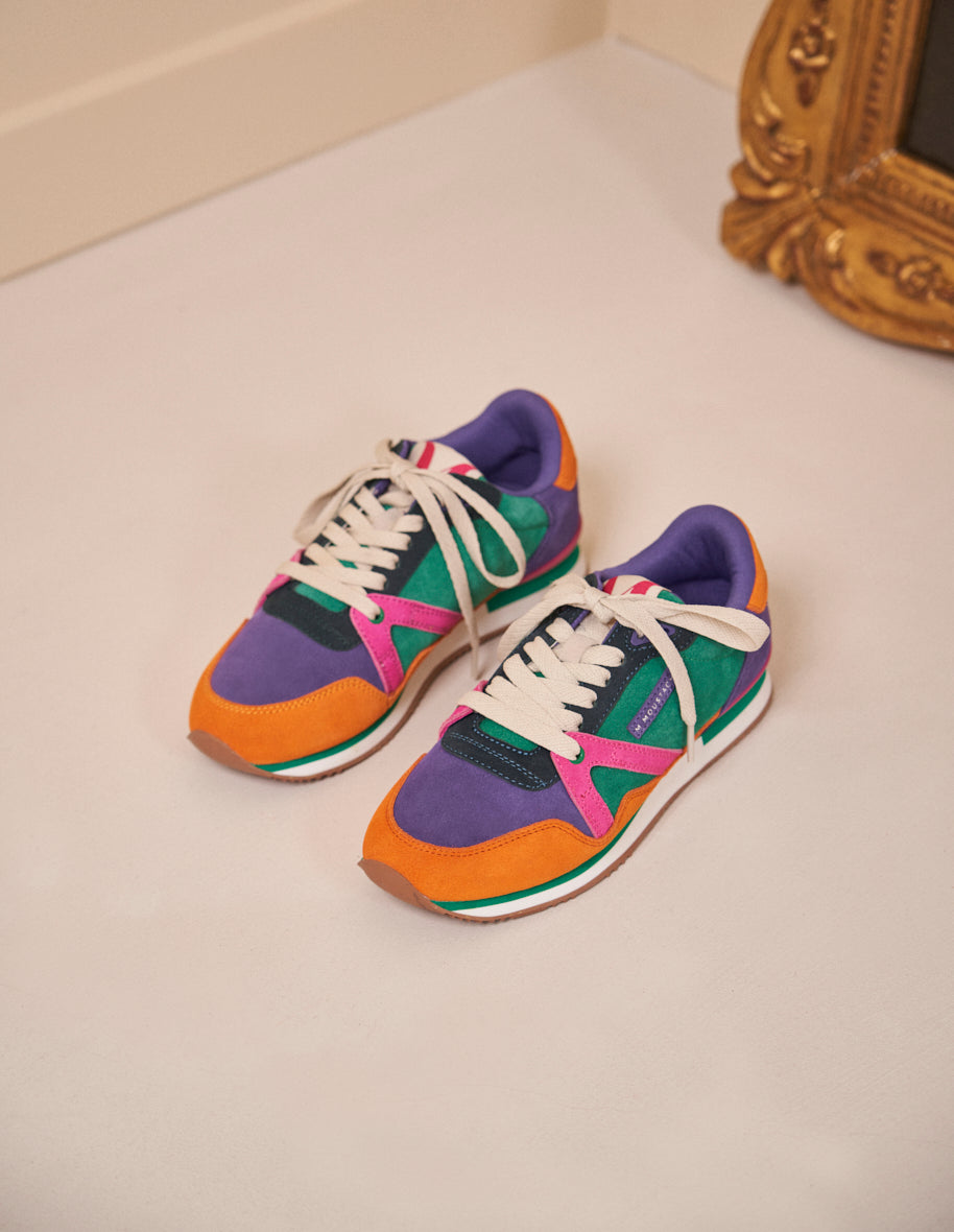 Andree Basse sneakers Sweden Vegan Orange Violet Fuchsia