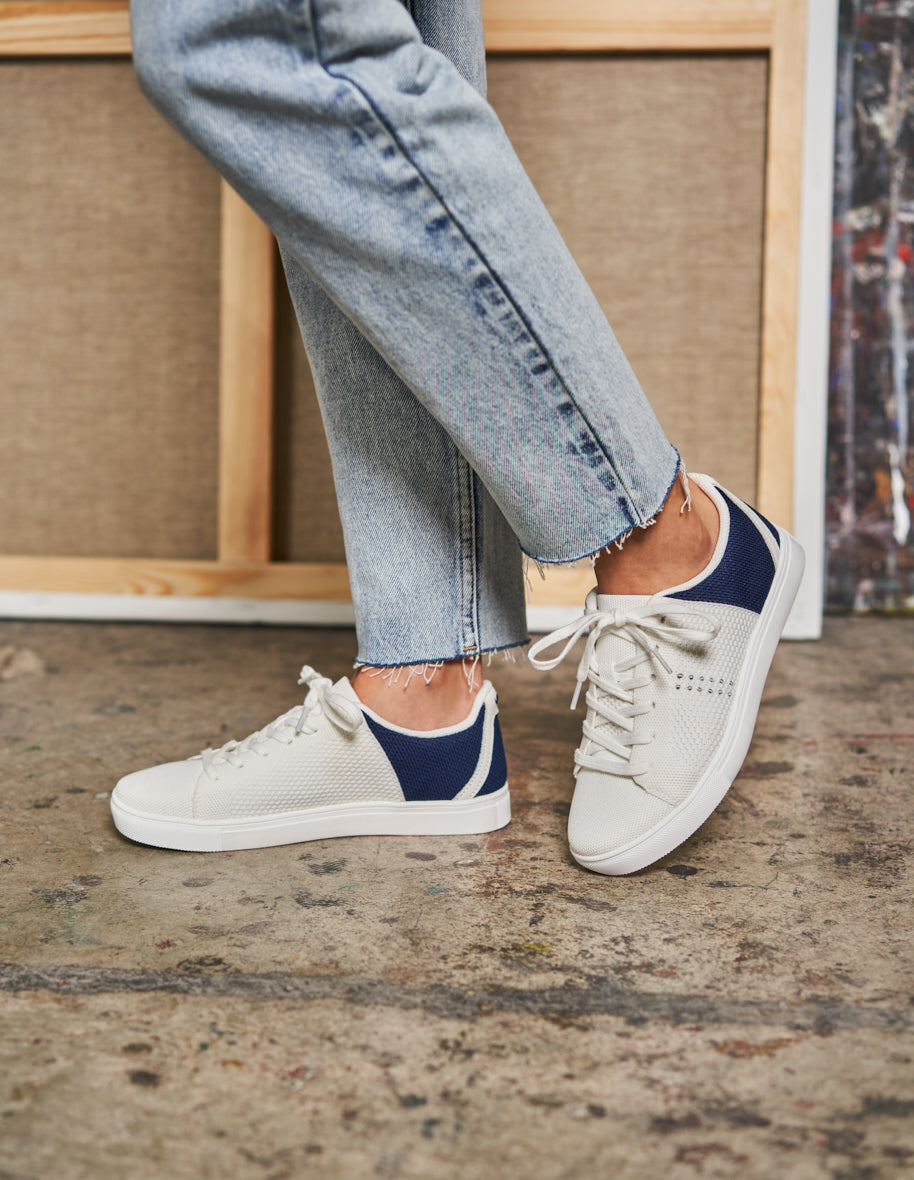 Low-top trainers Renée Tricot - White and navy
