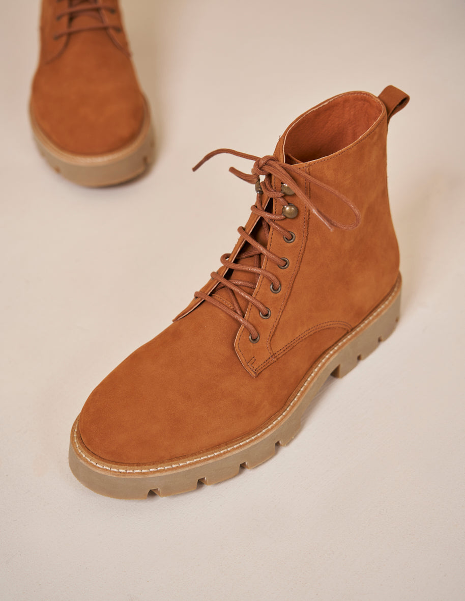 Bottines Théodore - Nubuck ambre