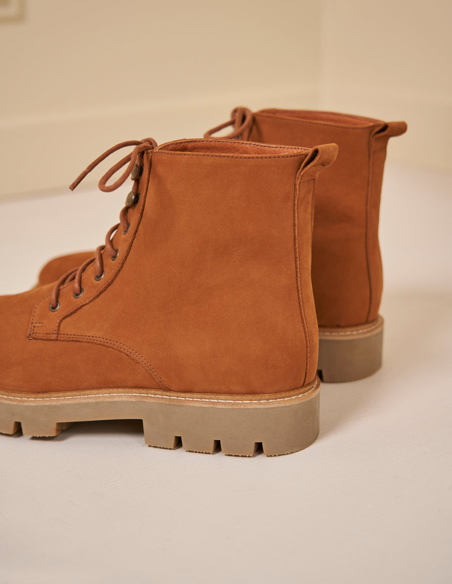 Bottines Théodore - Nubuck ambre