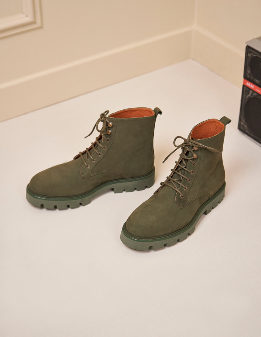 Bottines en nubuck hot sale