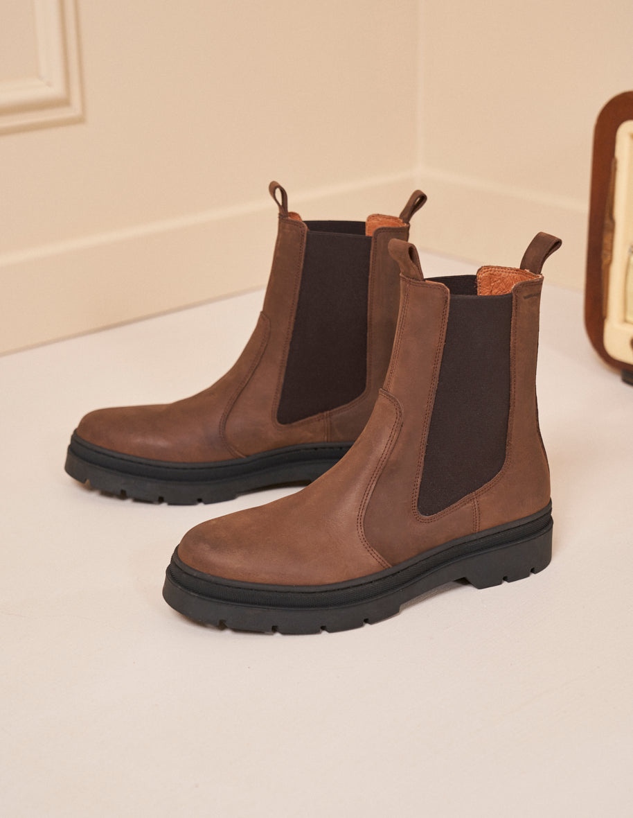 Bottines Thomas - Cuir cire d'abeille