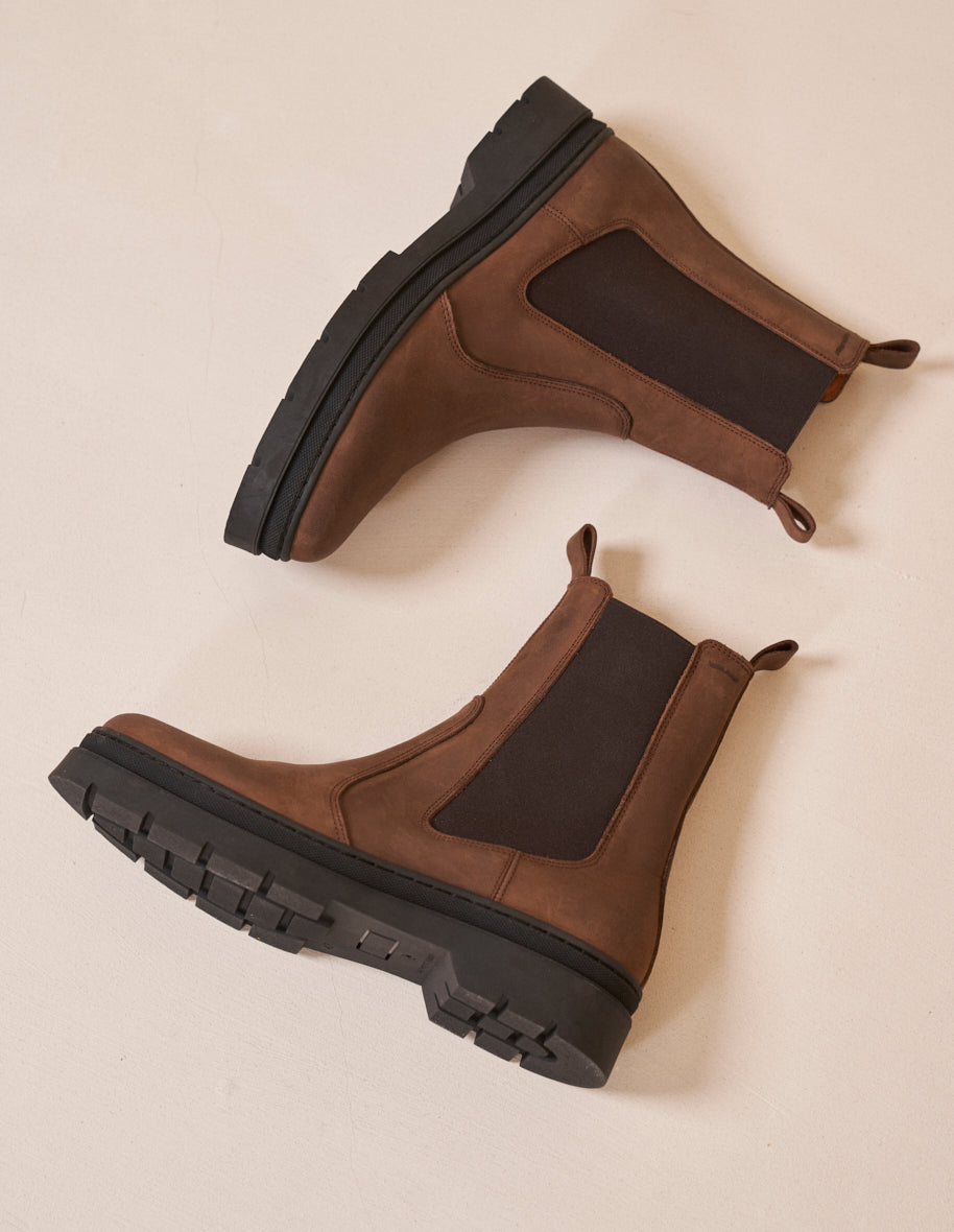 Bottines Thomas - Cuir cire d'abeille