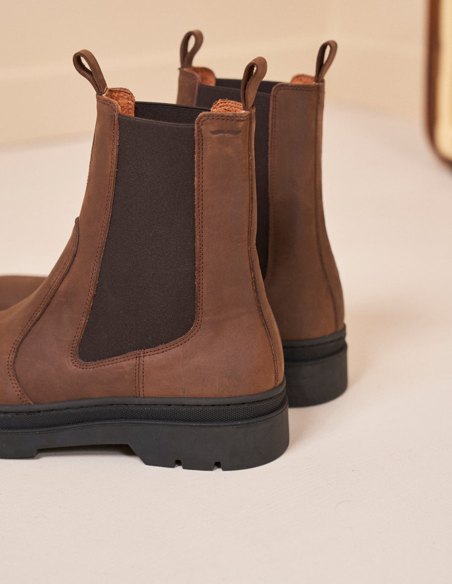 Bottines Thomas - Cuir cire d'abeille