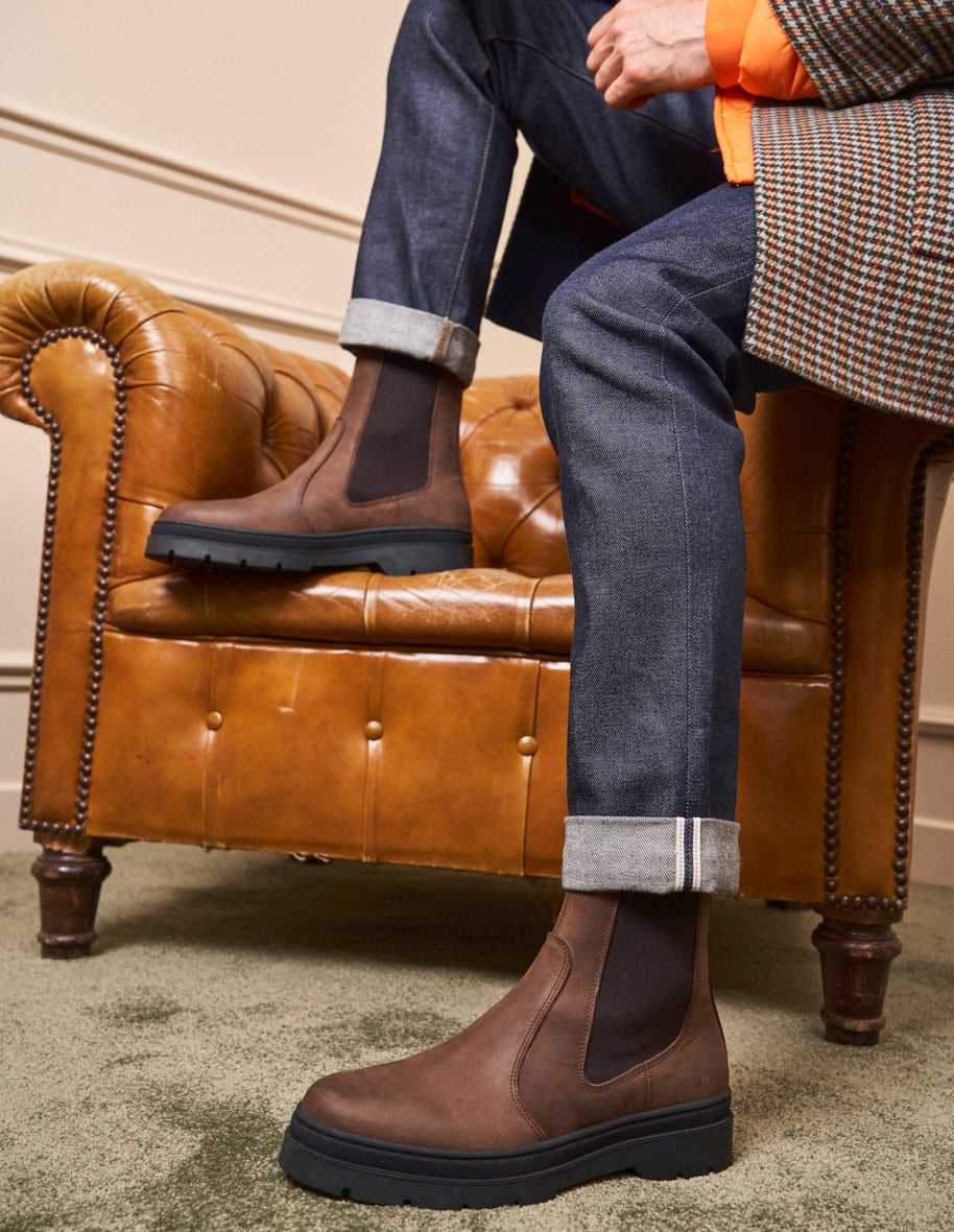 Bottines Thomas - Cuir cire d'abeille