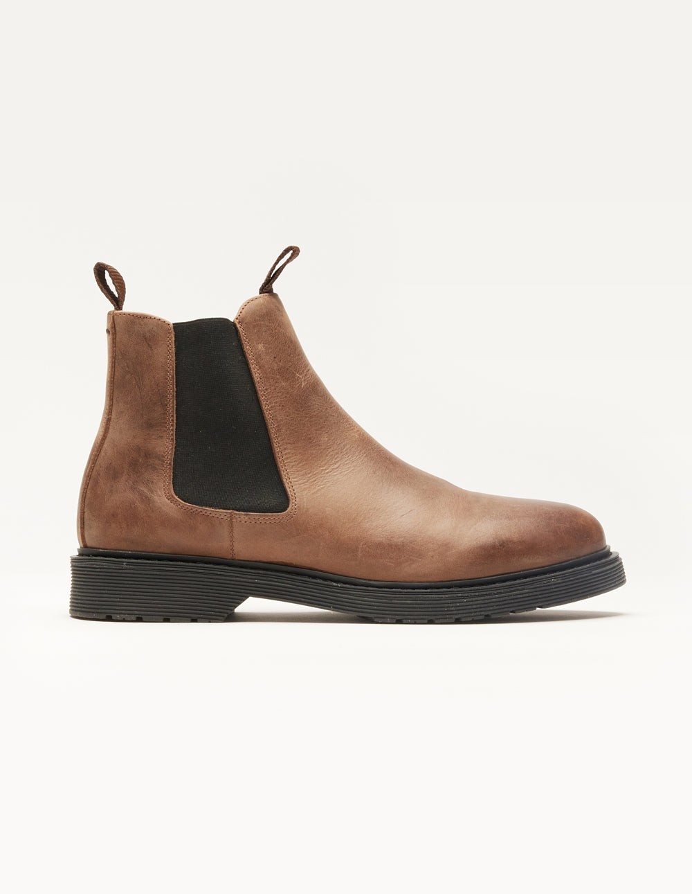 Boots Axel - Brown beeswax leather