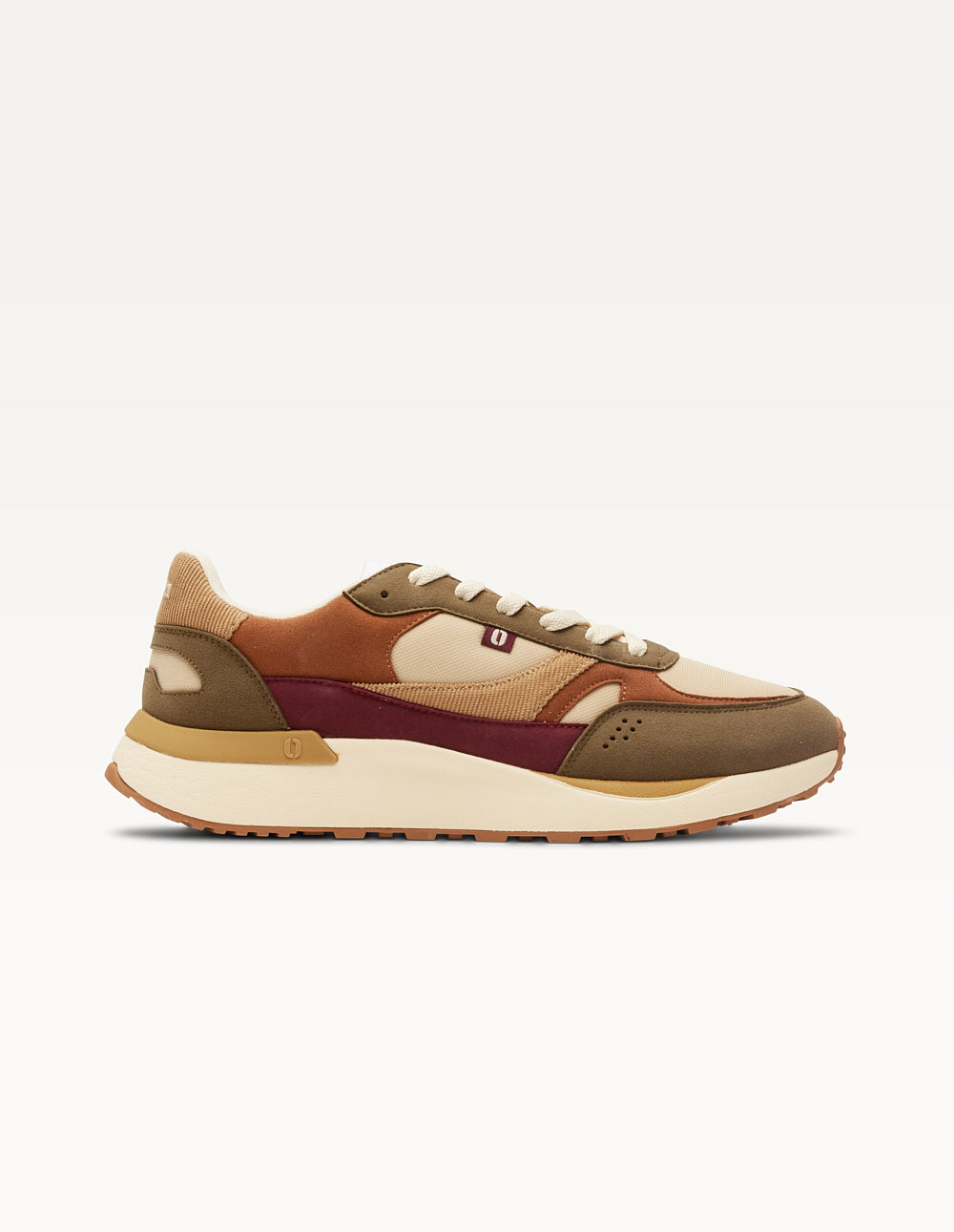 Low-top trainers Anael - Khaki hazelnut ecru