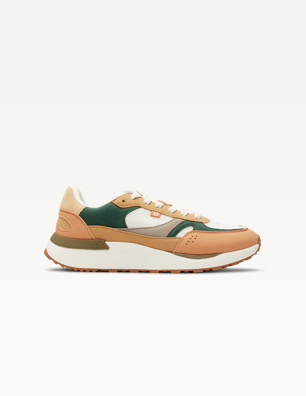 Anaelle Running Trainers - Peach White Teal