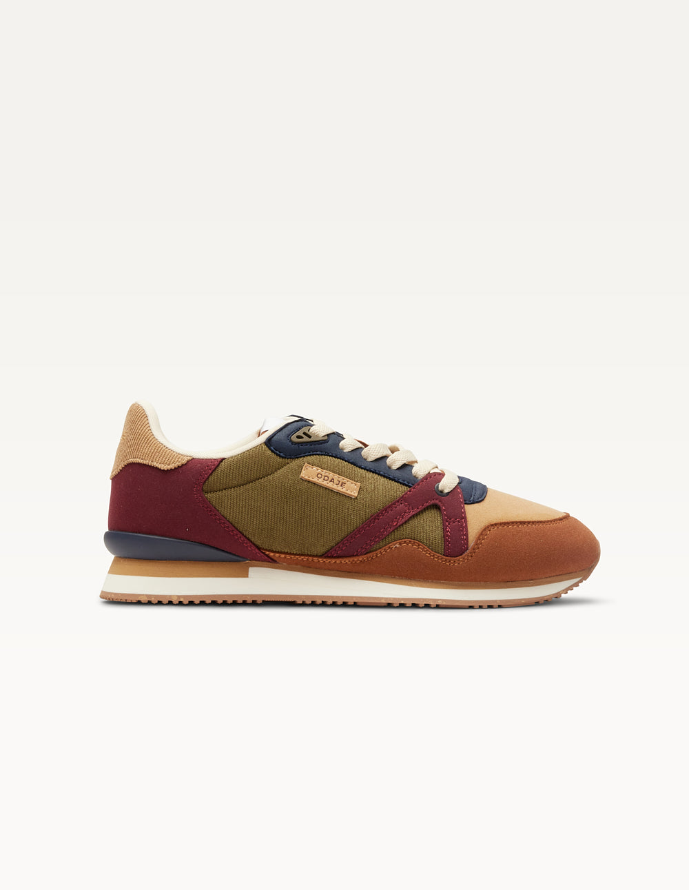 Low-top trainers André - Purple beige hazelnut