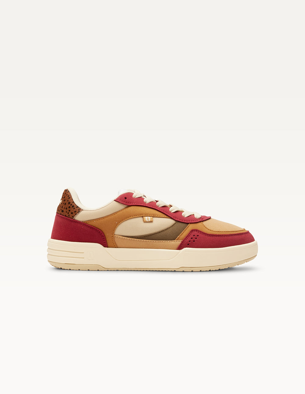 Low-top trainers Axelle - Burgundy amber beige
