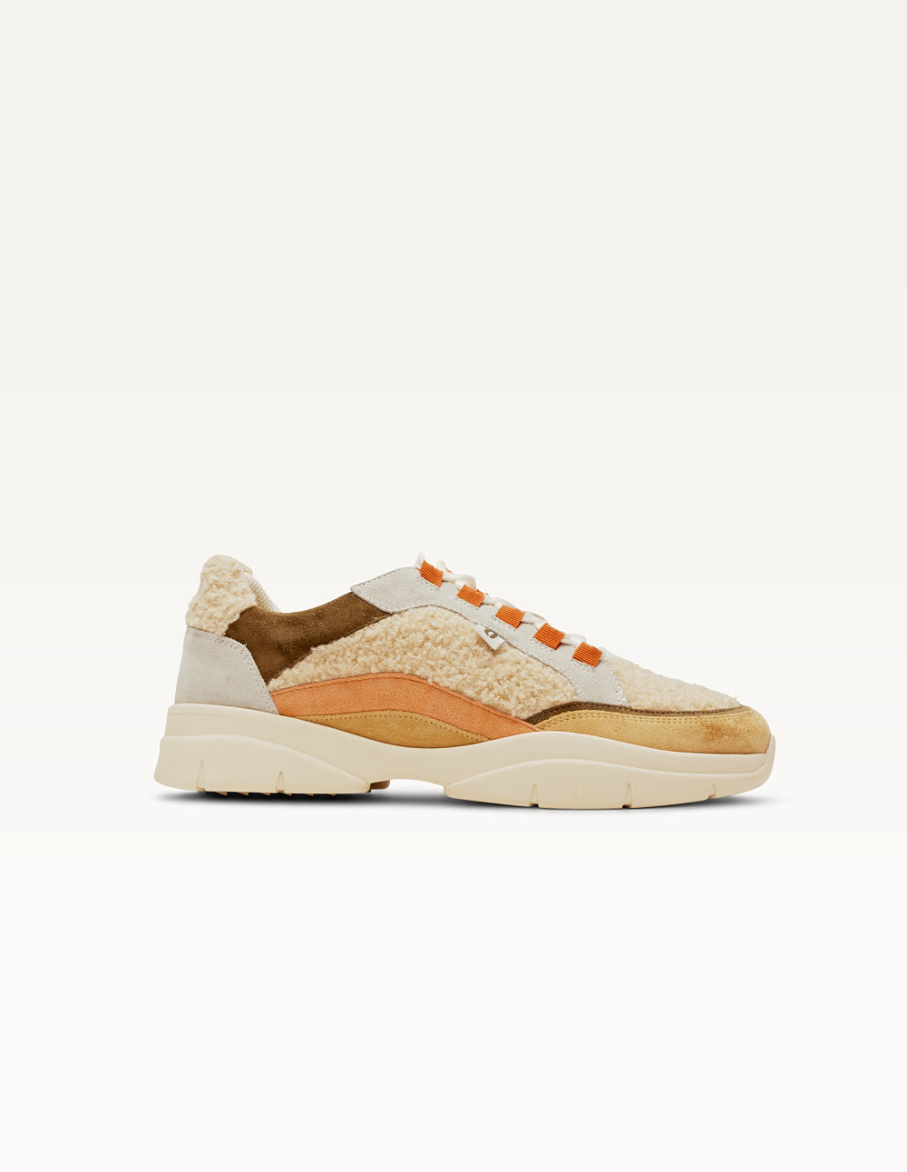 Low-top sneakers Laura - Cream beige khaki