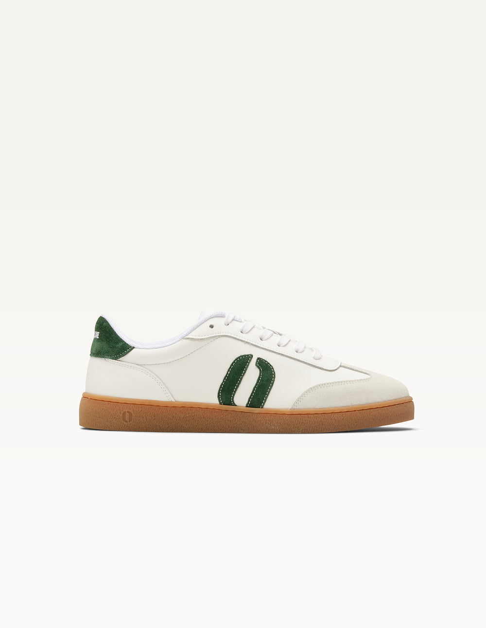 Lucia Low Trainers - White Forest green