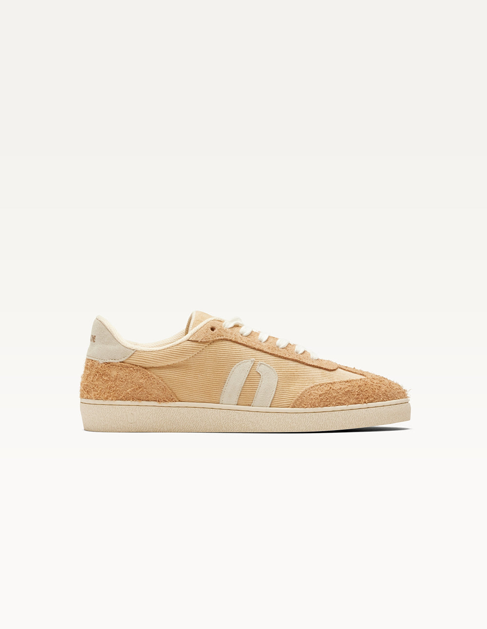 Low-top trainers Lucia - Nude cream light grey