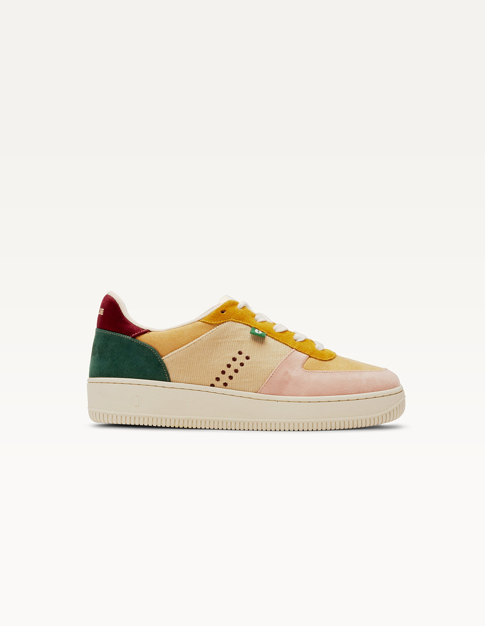 Low-top trainers Maxence F - Light pink beige mustard