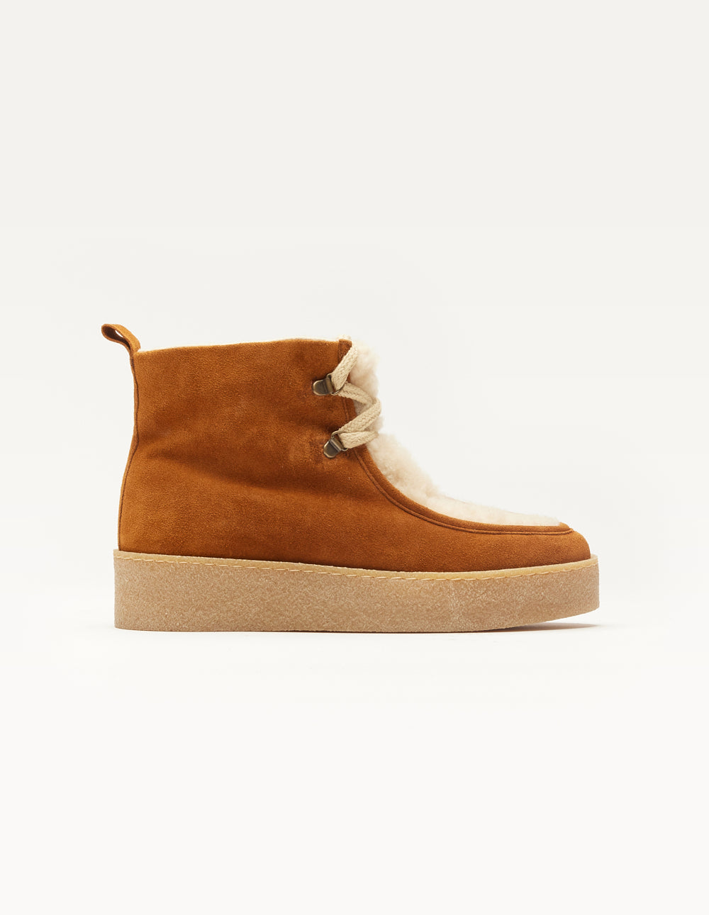 Filled boots Anouck - Amber suede