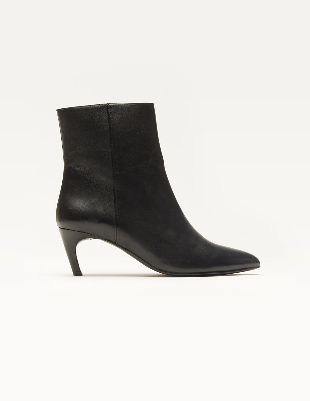 Heeled ankle boots Dolores - Black leather