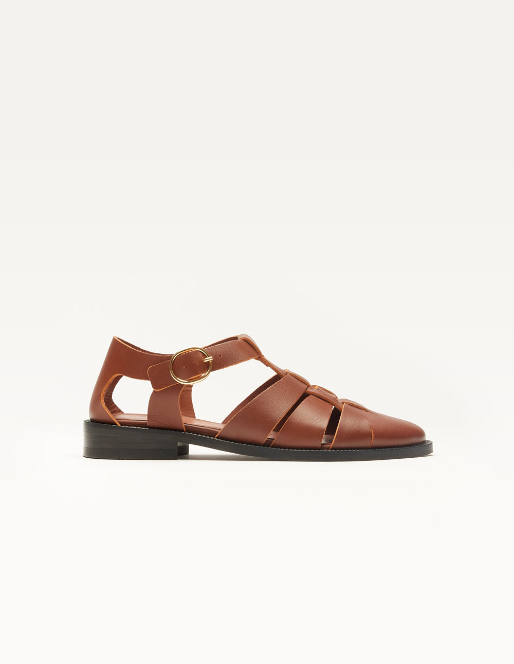 Sandals Inès - Brown leather